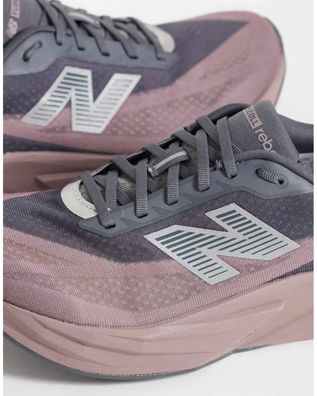 New Balance Brown Fuelcell Rebel V5 Running Trainers for men