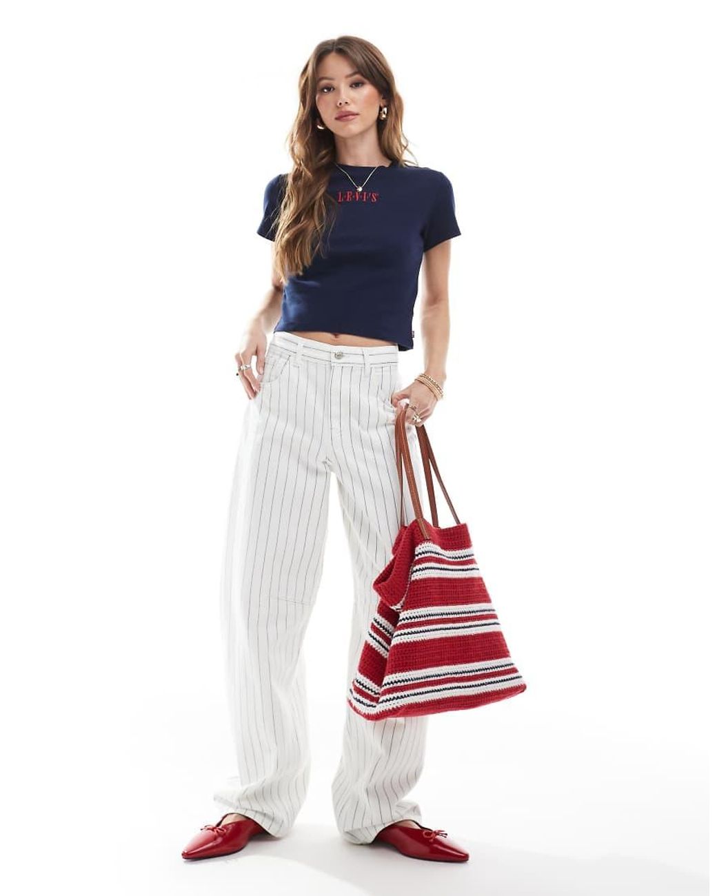 Levi's Blue Essential Graphic Sporty Tee