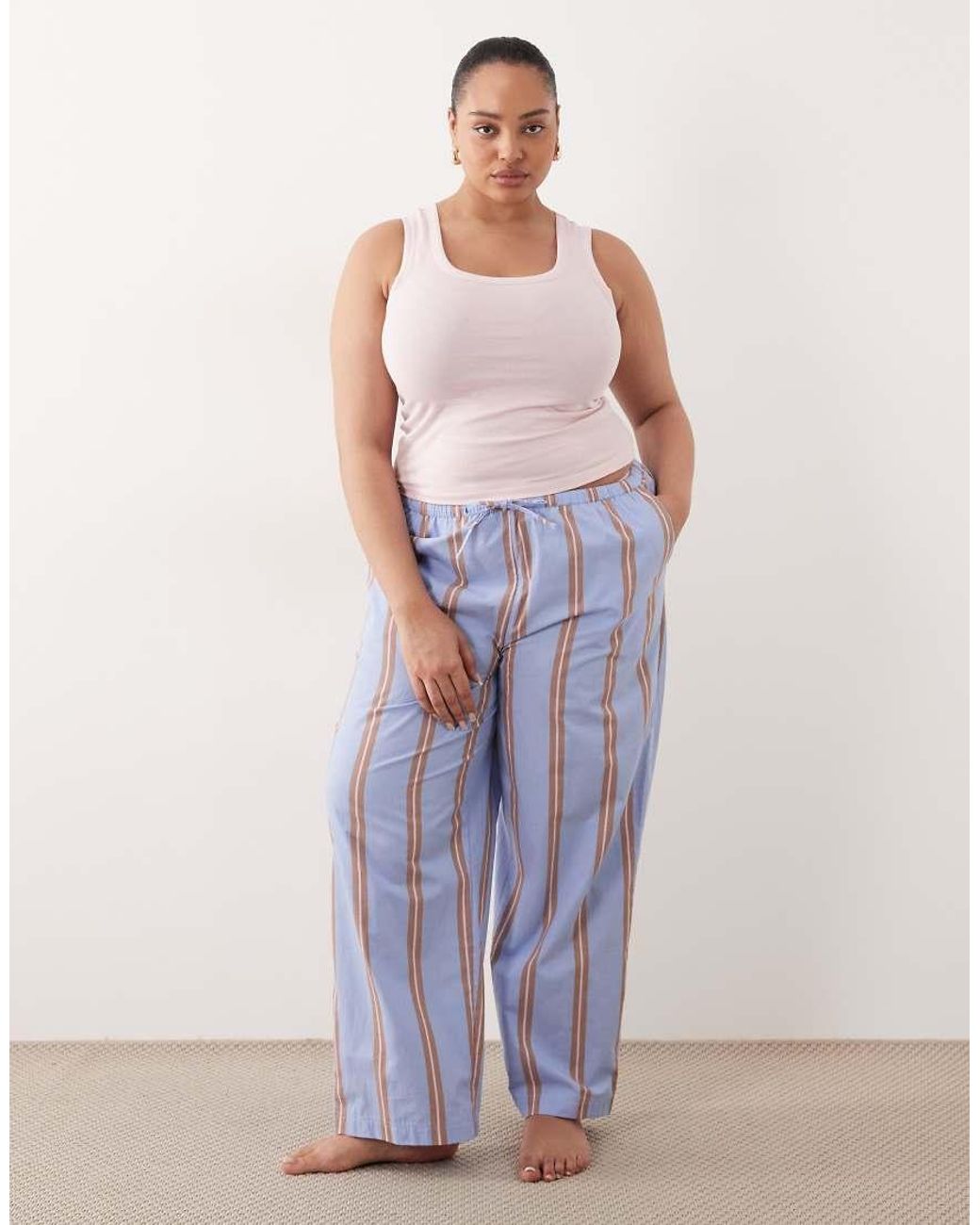 ASOS Purple Asos Design Curve 2 Pack Pyjama Vest