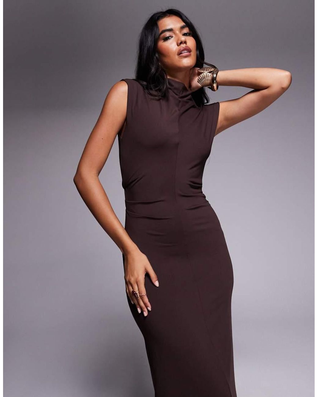ASOS Purple Midi Dress