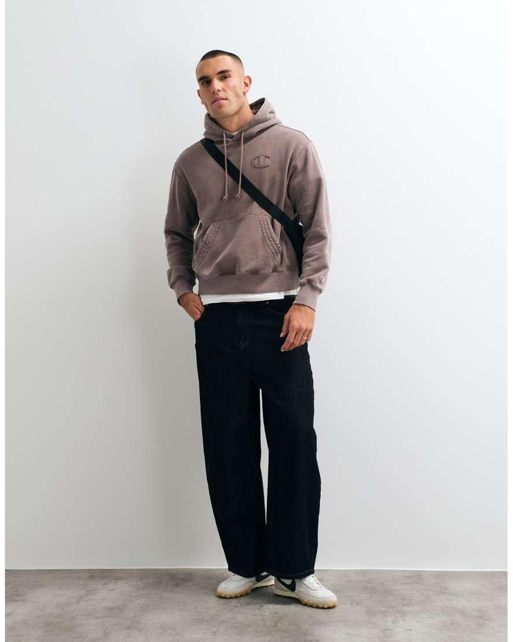 Champion Gray Laundry Hoodie for men