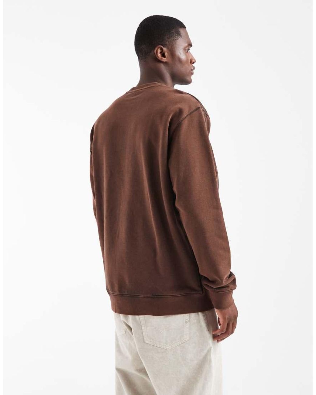 Adidas Originals Brown Sweatshirt for men