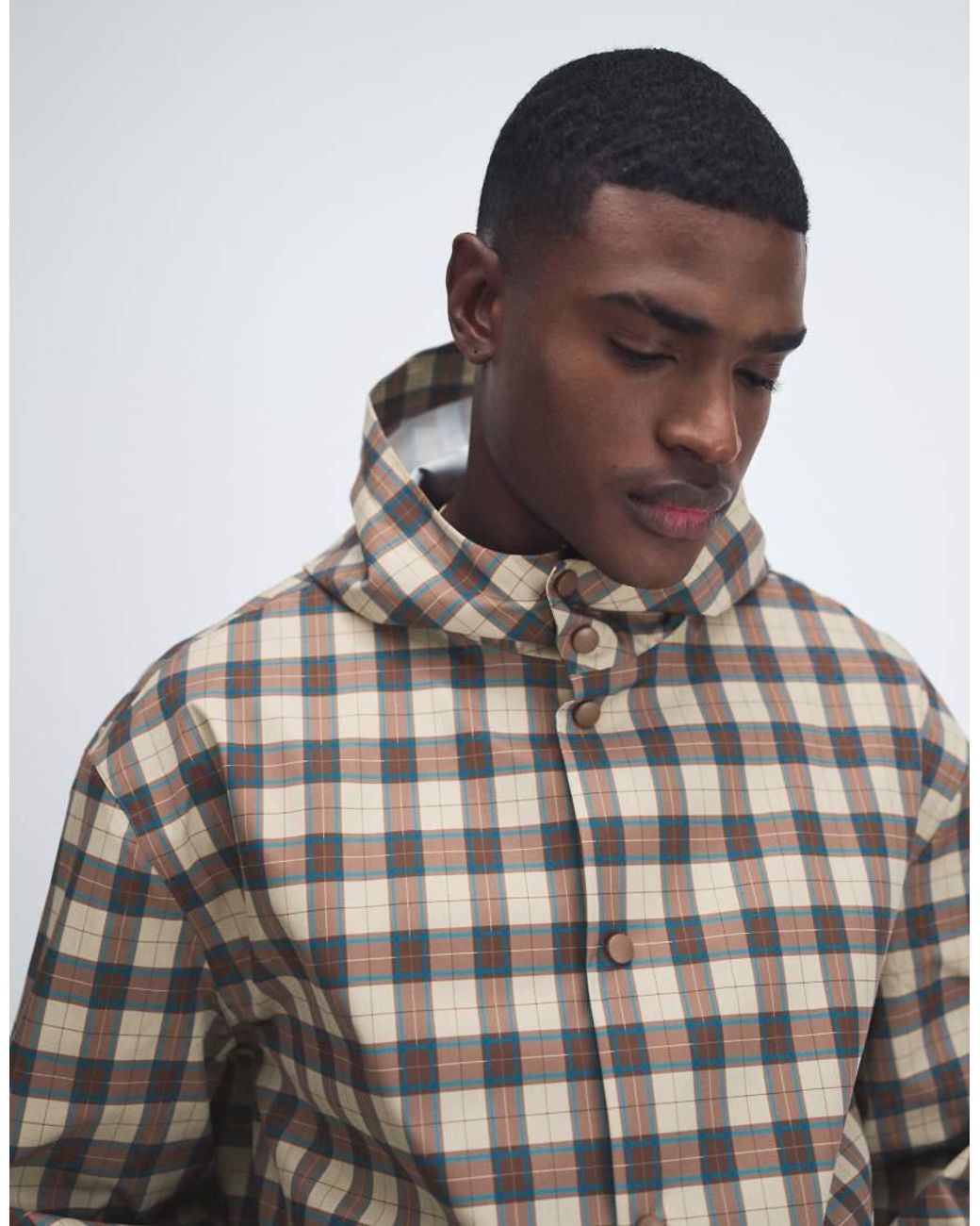 Stormmax Gabardina Extragrande A Repelente Al Agua-Marrón ASOS de hombre de color White