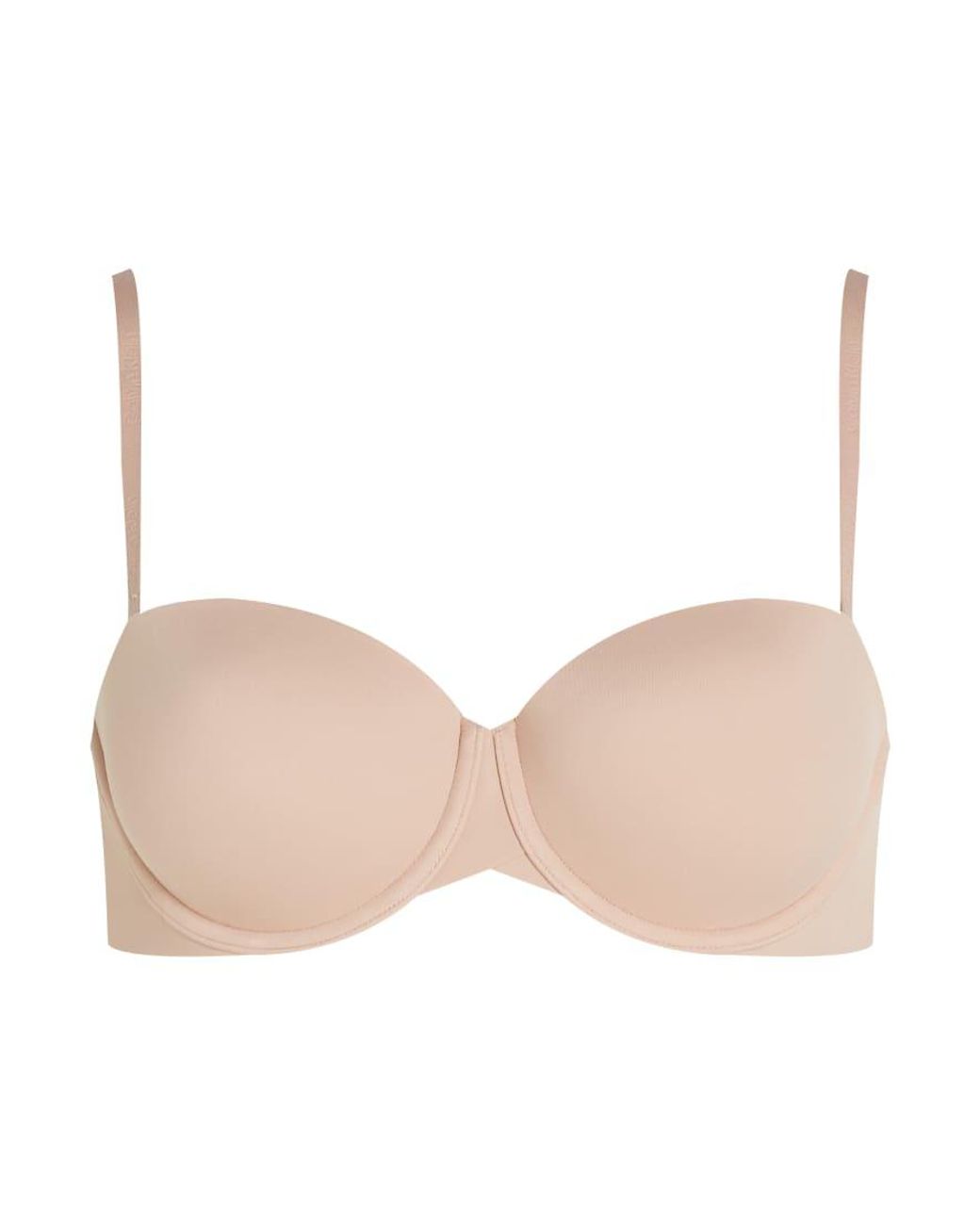 Calvin Klein Brown Perfectly Fit Strapless Bra