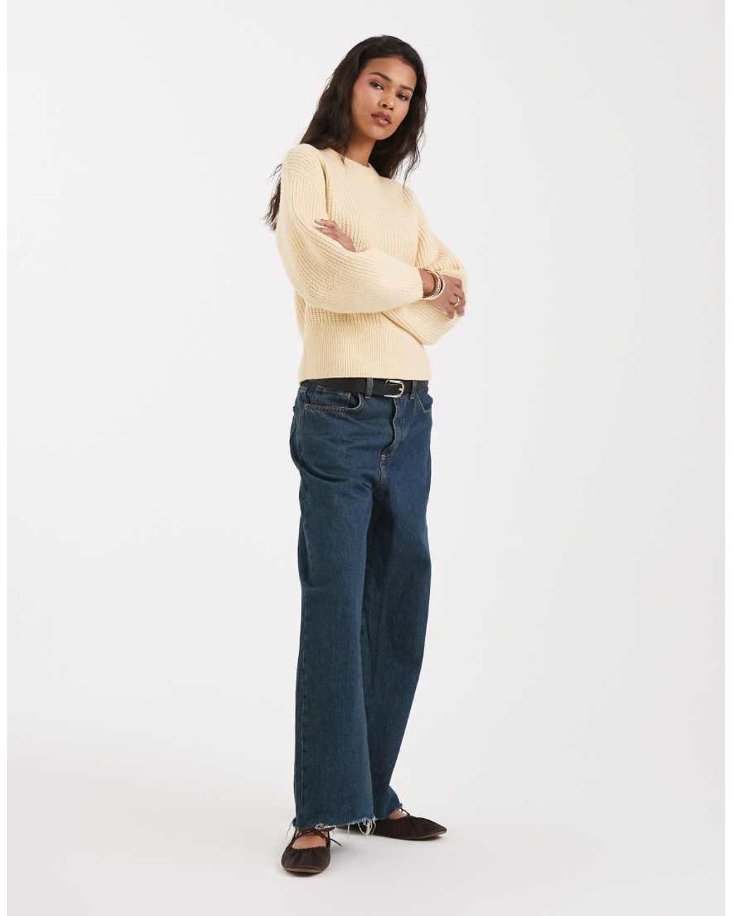 New Look Natural Stitch Jumper