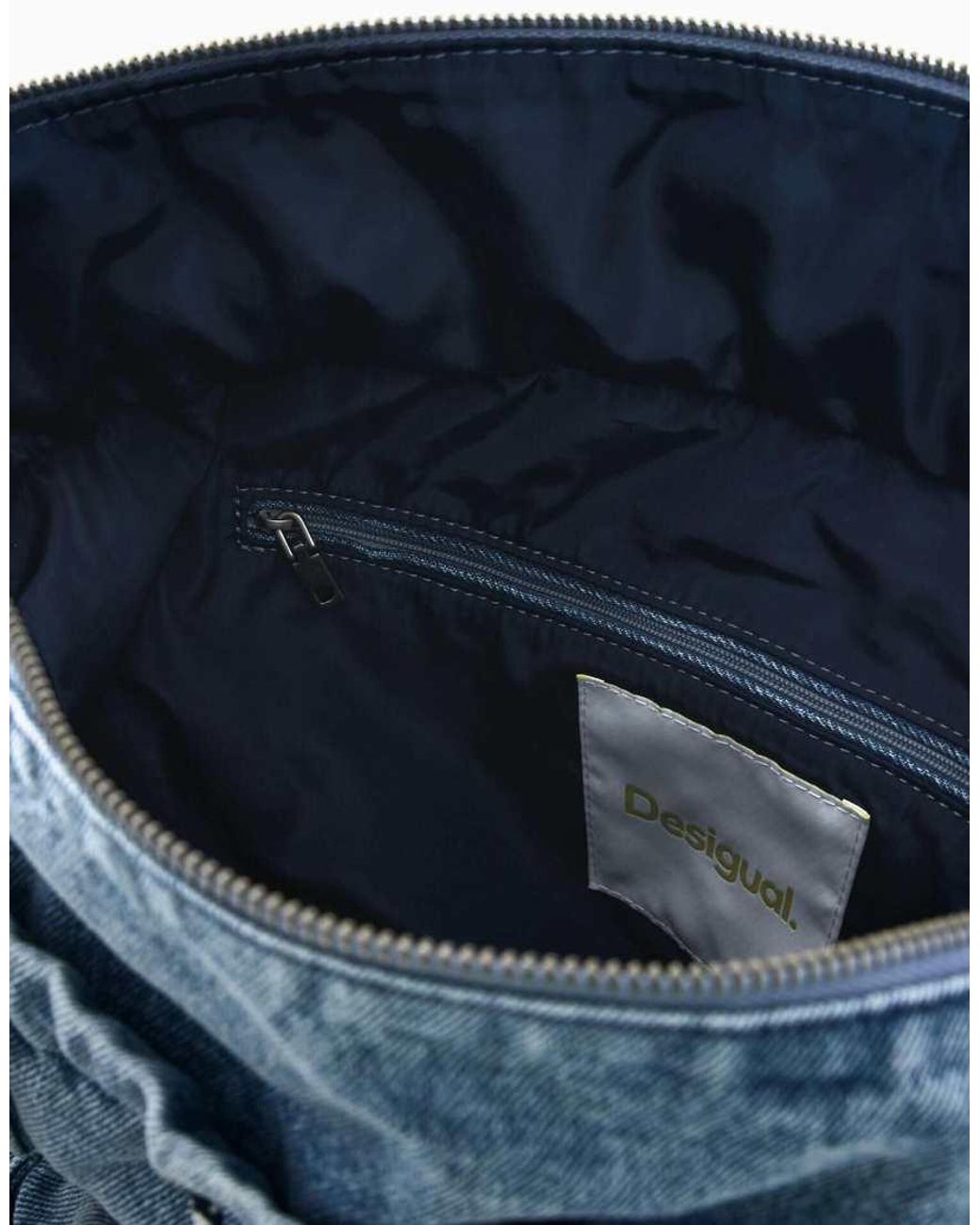 Desigual Blue Large Denim Backpack