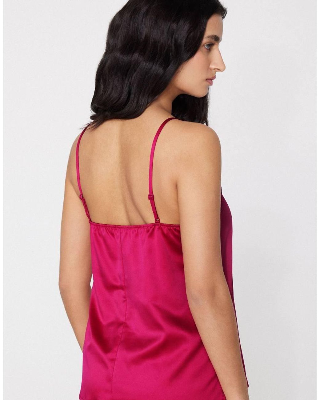 Tezenis Pink Camisole With Narrow Shoulder Straps
