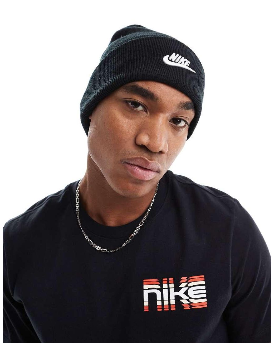 Nike Blue Swoosh Beanie for men