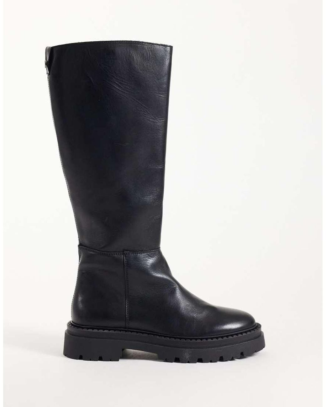 Steve Madden Black Kaja Chunky Knee Boots