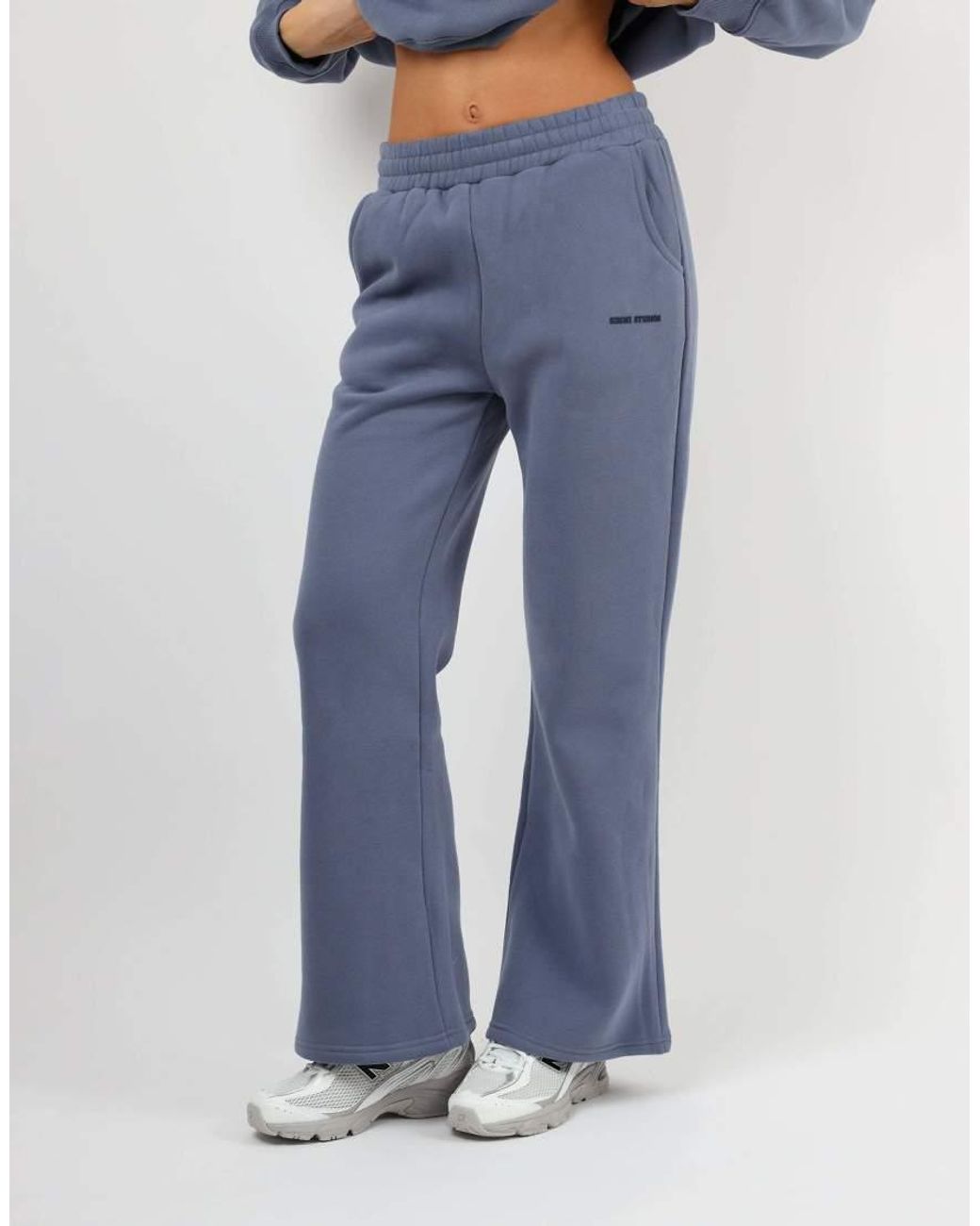 SIMMI Blue X Mia Khan Maddie Essentials Flared Joggers