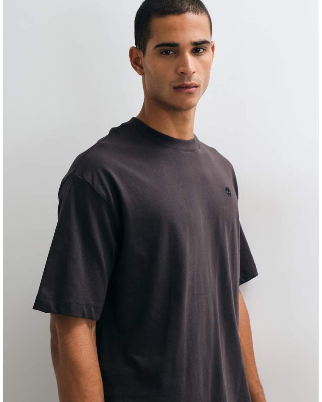 Timberland Blue Short Sleeves Tee (Relaxed) for men