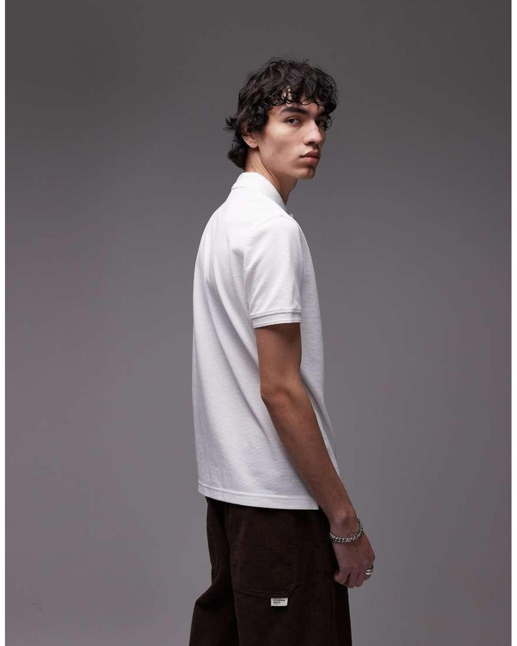 Tommy Hilfiger Gray Textured Regular Polo Shirt for men