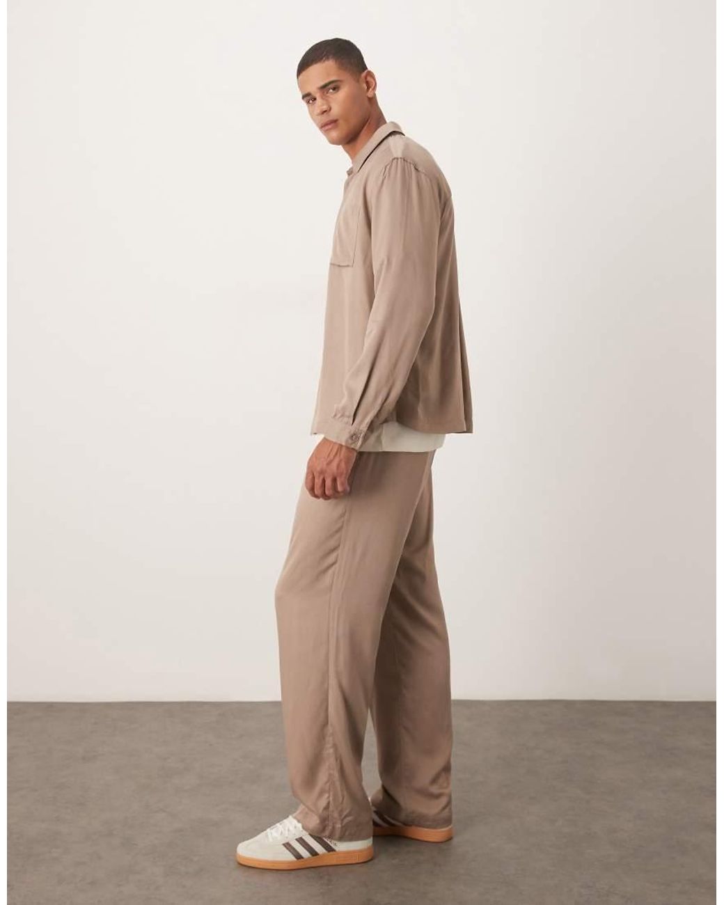 ASOS Natural baggy Pants for men