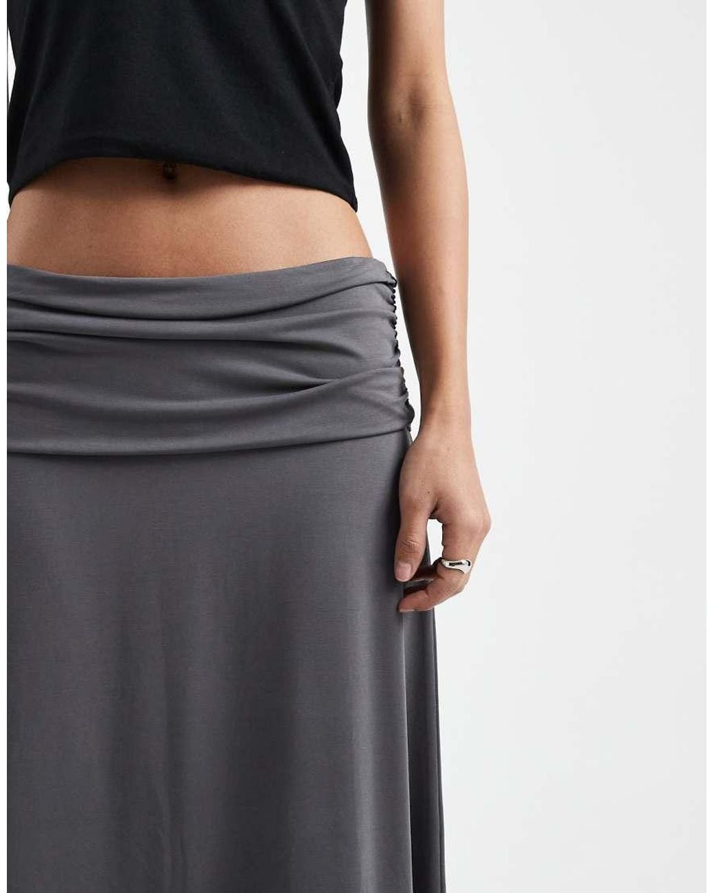 Cotton On White Billie Slinky Skirt