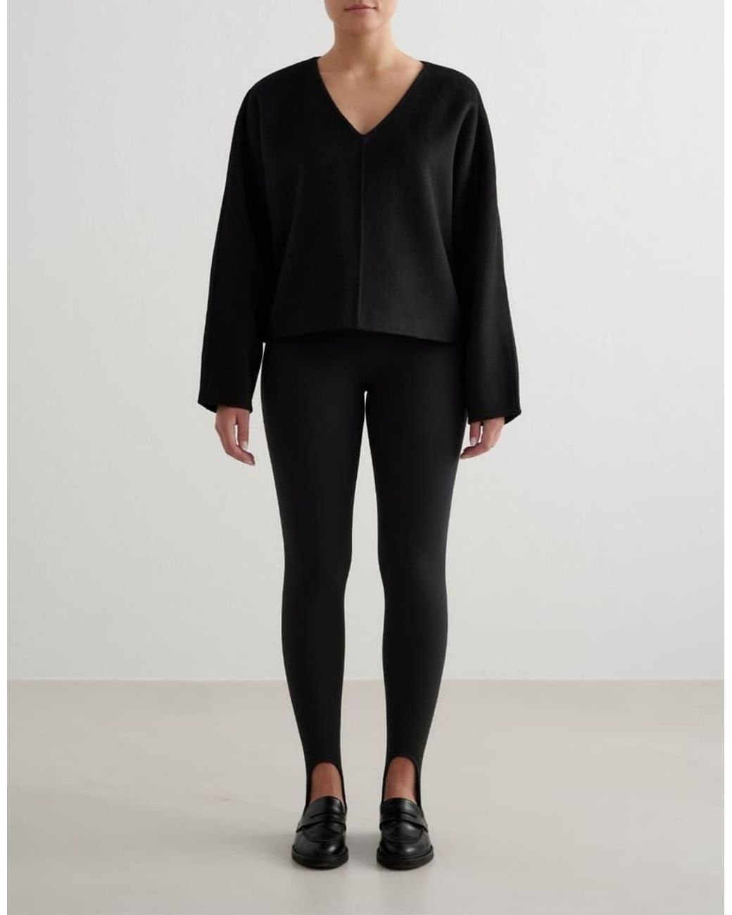 Aim'n Black Wool Sweatshirt