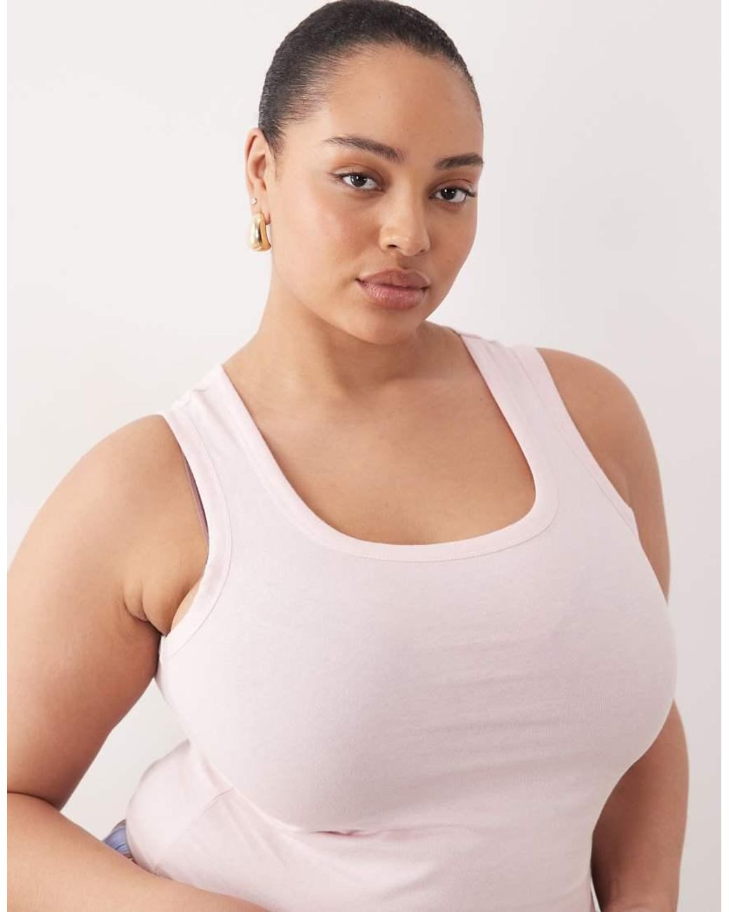 ASOS Purple Asos Design Curve 2 Pack Pyjama Vest