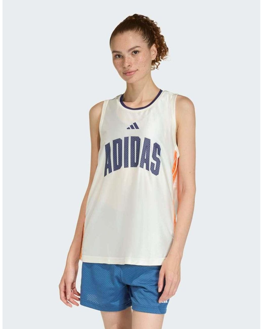 Adidas Originals White Stadium Tank
