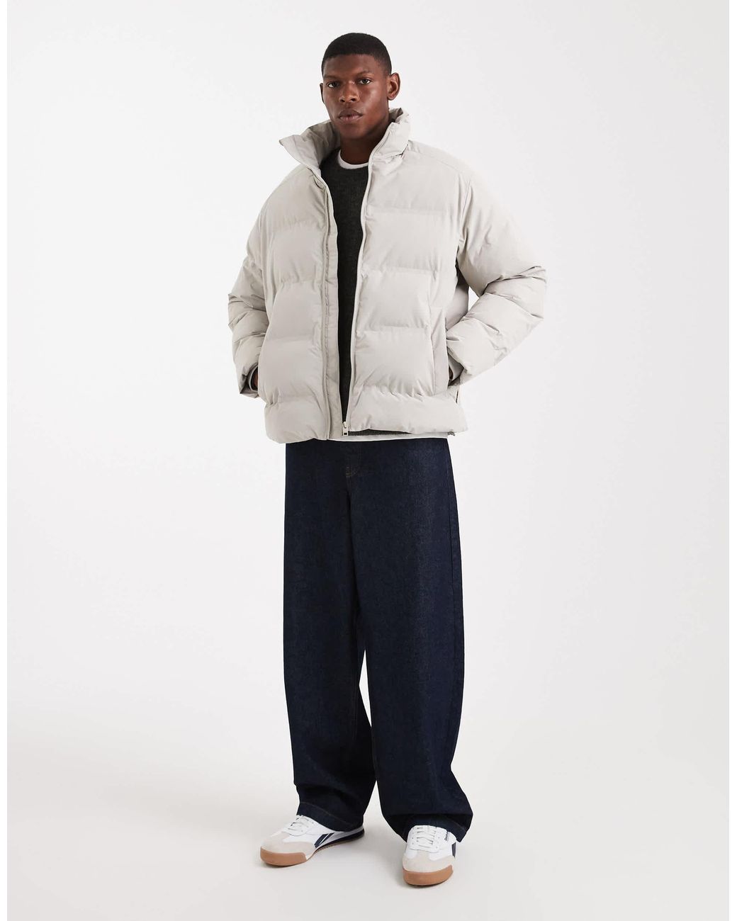 Jack & Jones Natural Thick Puffer Jacket for men
