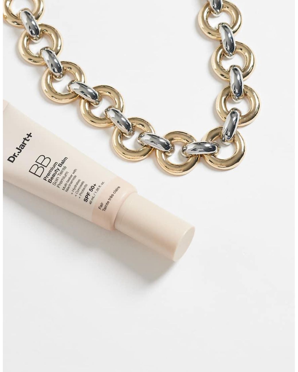 Reclaimed Vintage Metallic Mixed Metal Chunky Neckchain