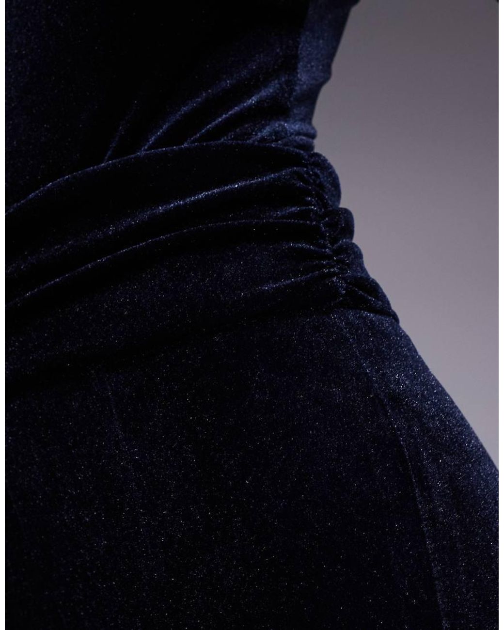 Ruched & Ready Blue High Rise Sculpting Velvet leggings