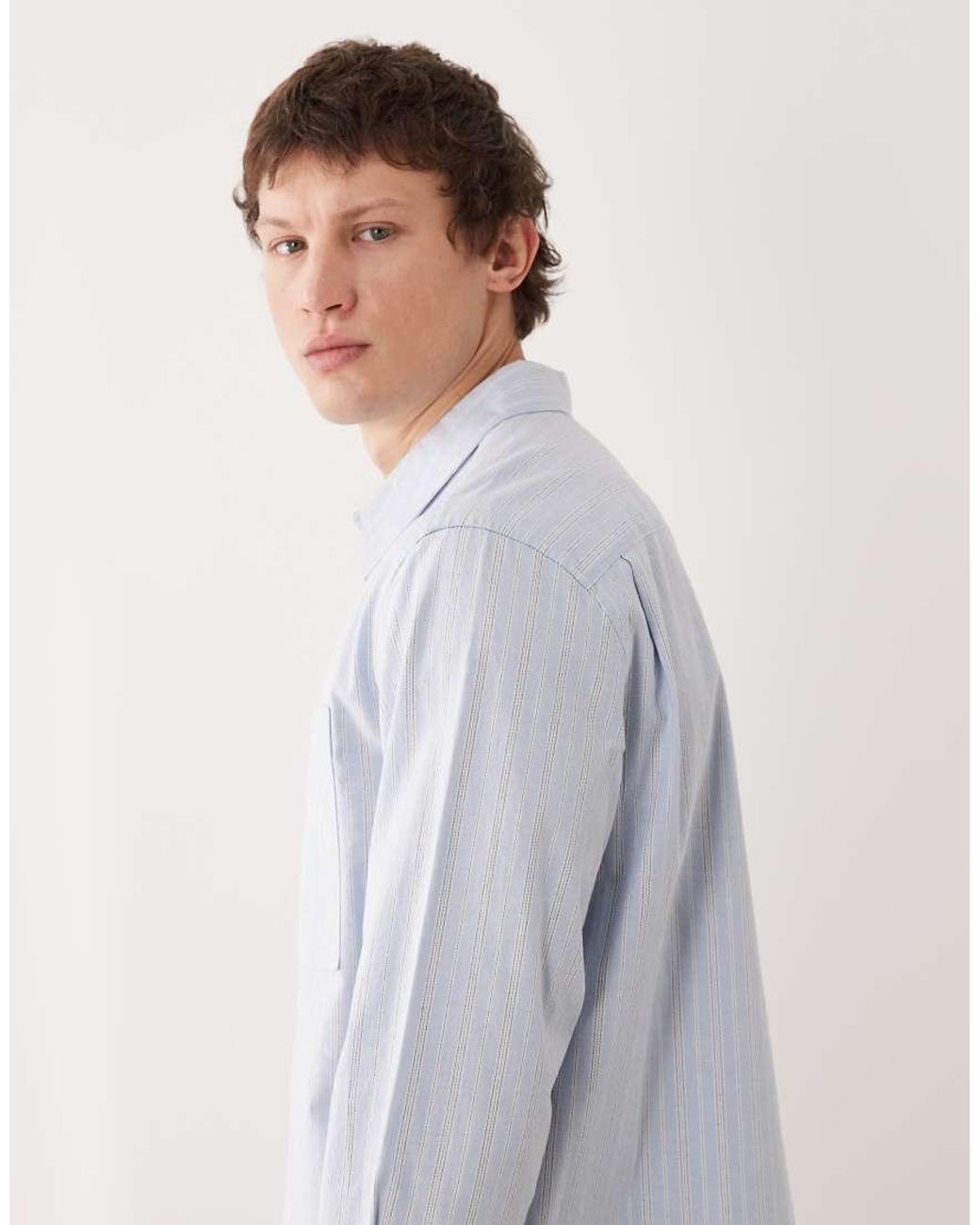 Calvin Klein Blue Oxford Shirt for men