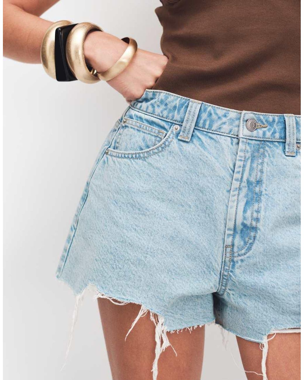 ASOS White Denim A Line Short