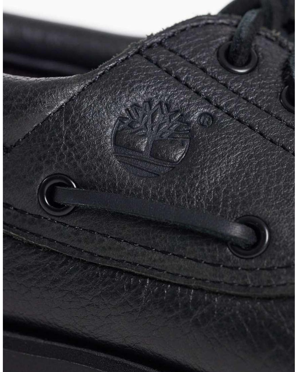 Timberland Blue 3 Eye Boat Shoes for men