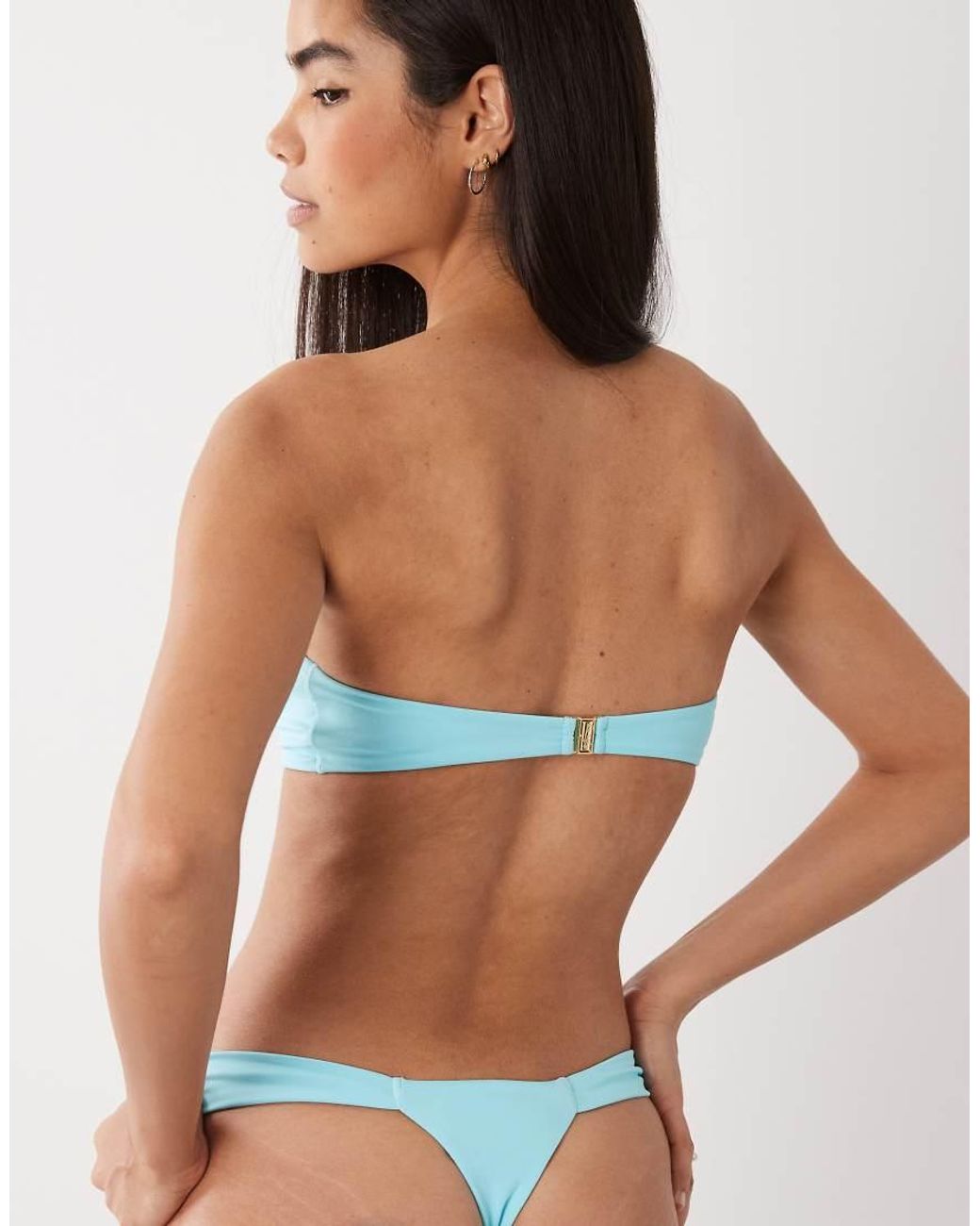 Oh Polly Blue Cheeky Bikini Bottoms Co-Ord