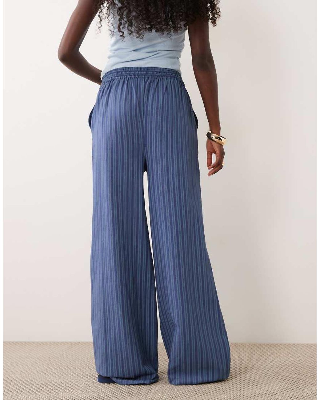 Wednesday's Girl Blue Wide Leg Pants