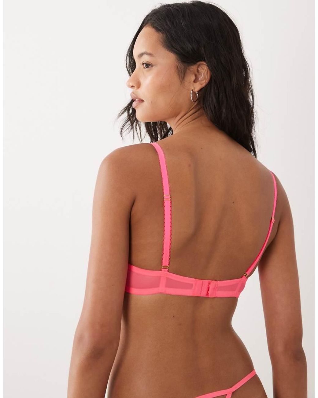 Ann Summers Orange Tropical Oasis Non Padded Plunge Bra