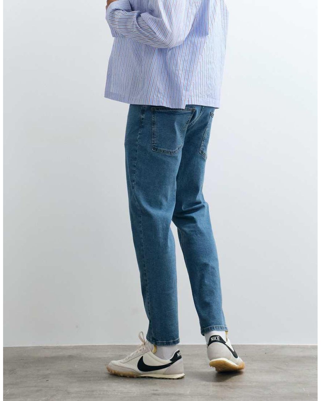 ASOS Blue Tapered Jeans for men