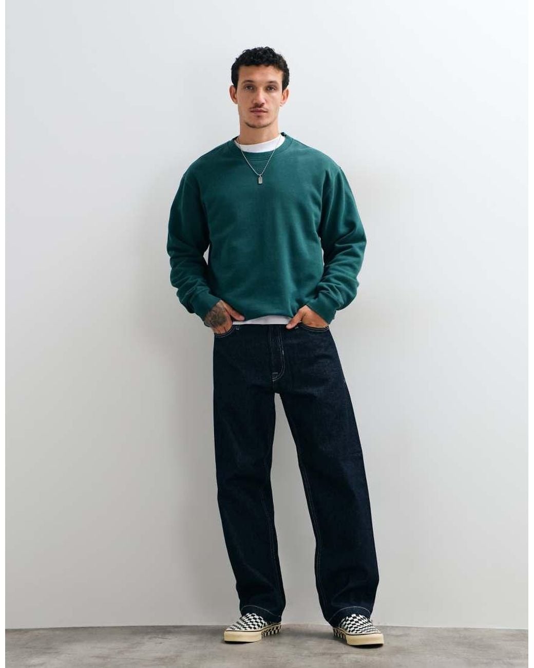 Dickies Green Sutcliffe Sweatshirt for men