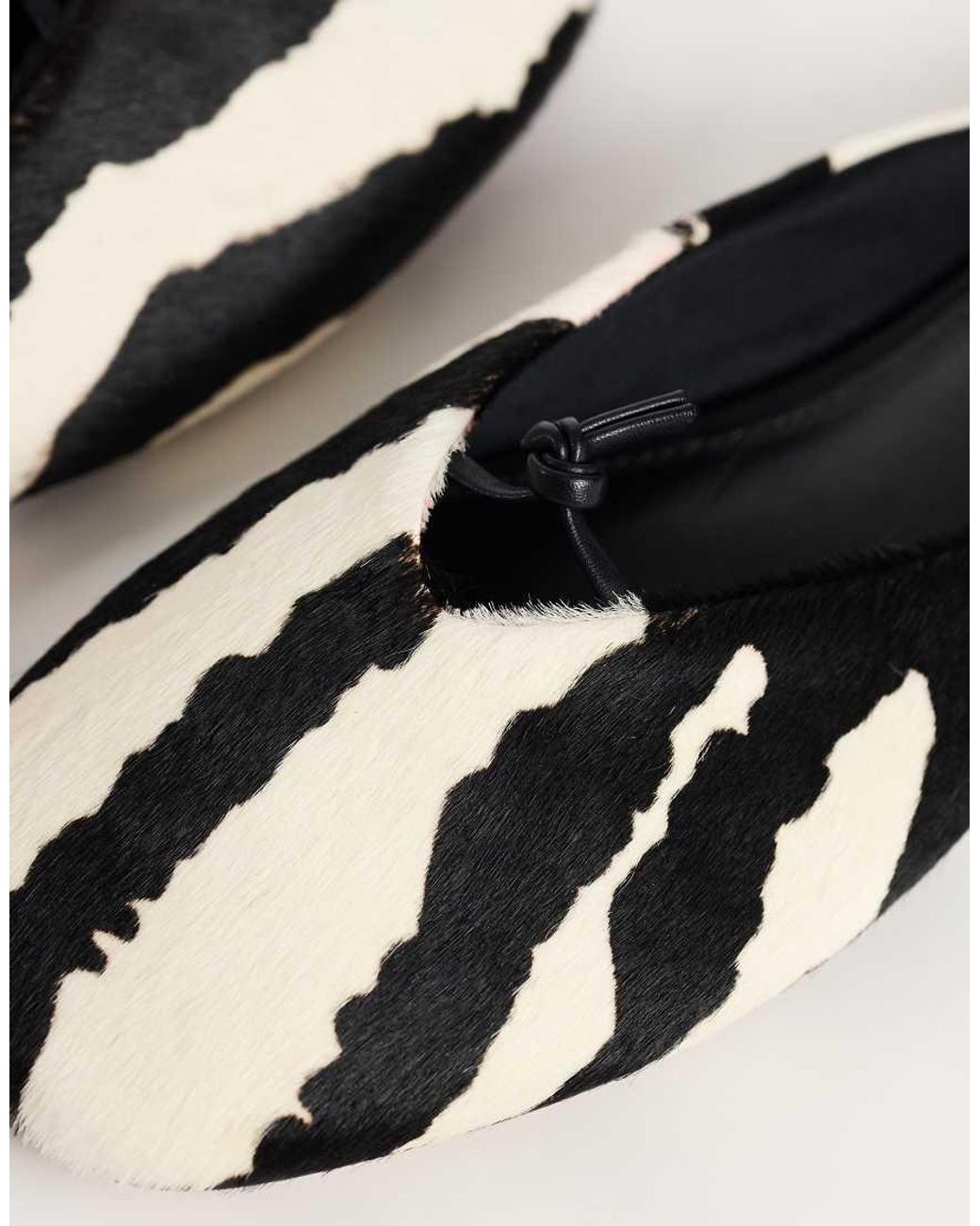 TOPSHOP White Blythe Knotted Flat Mule