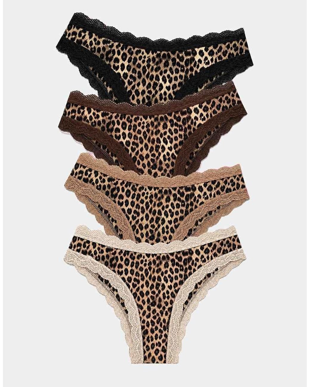 Stripe & Stare Multicolor Brazilian Knicker Four Pack