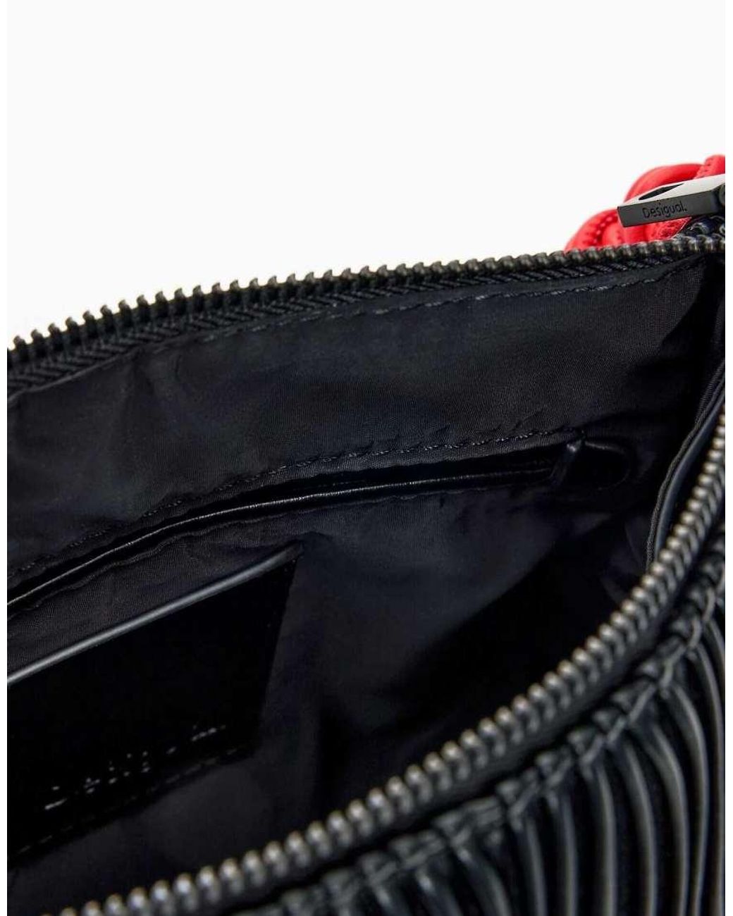 Desigual Red Medium Embossed Bag
