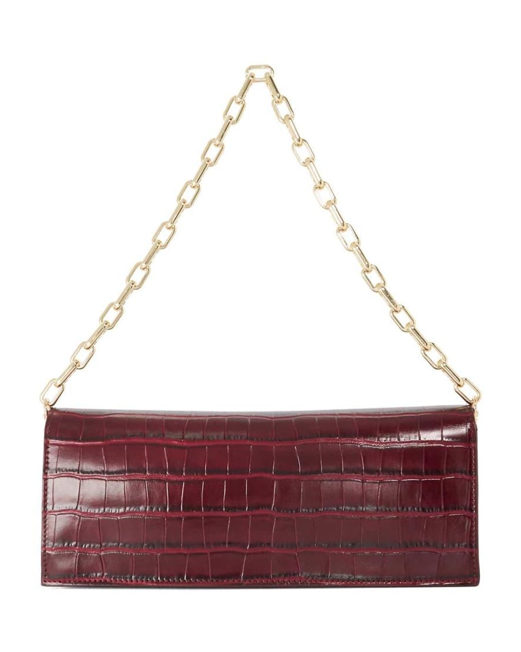Dune Purple Bemuse Clutch Bag