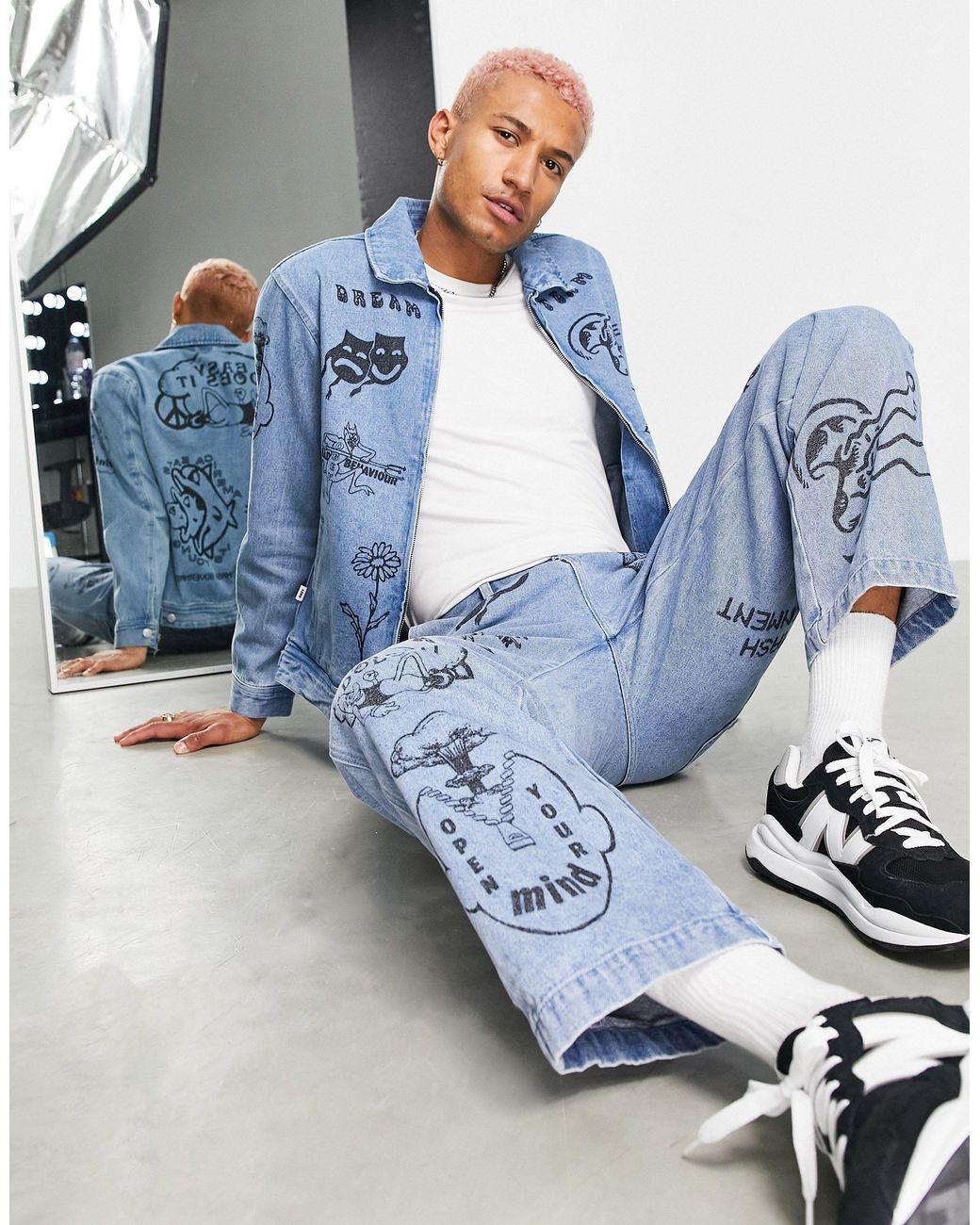 Obey jean hotsell jacket