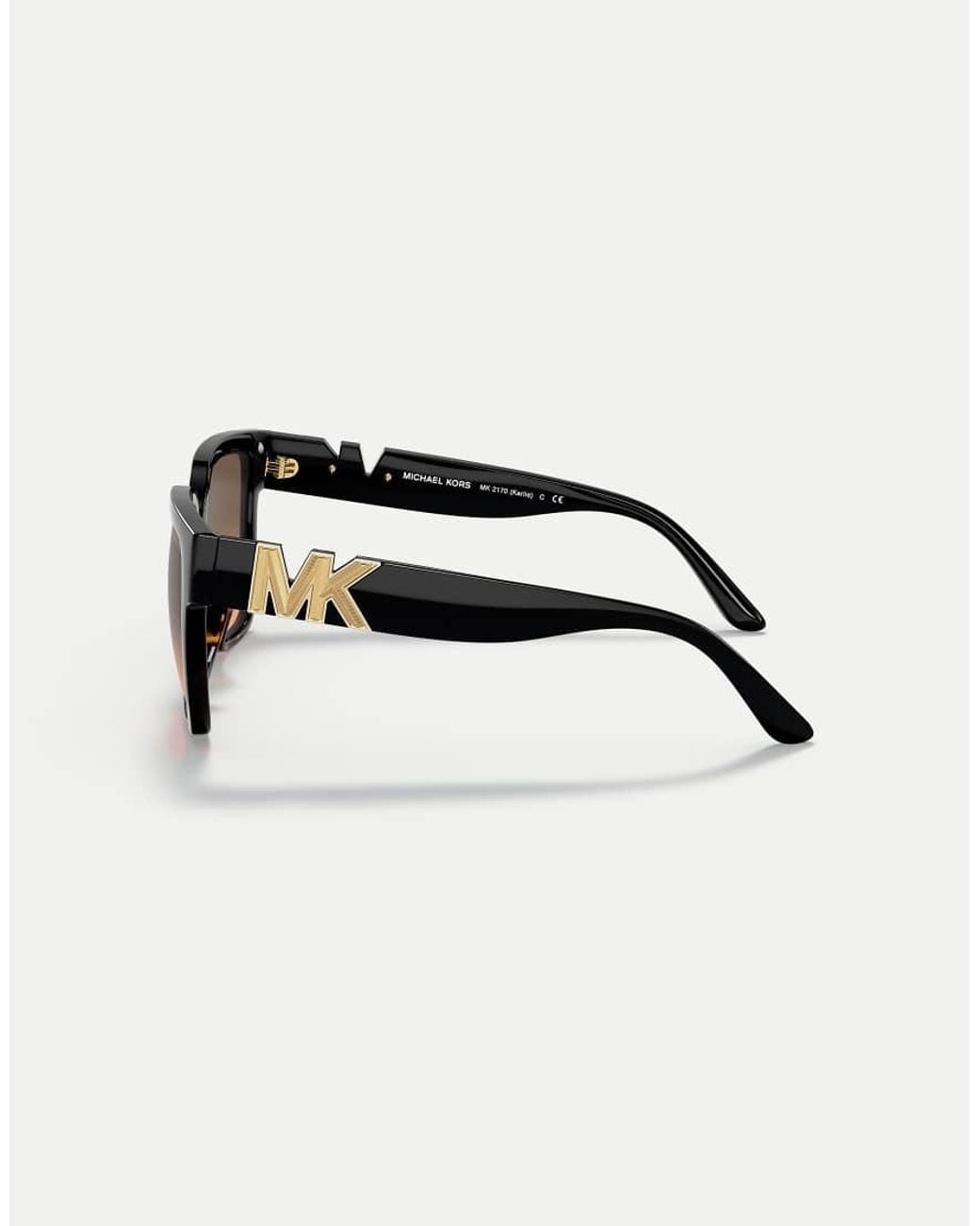 Michael Kors Brown Karlie Square Sunglasses With Lens