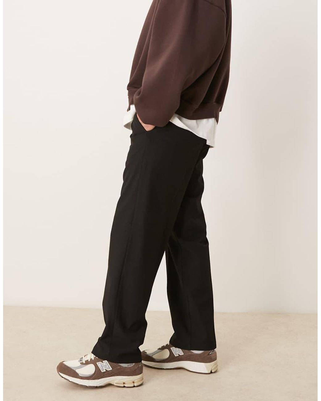 SELECTED Natural Robert Loose Fit Trouser for men