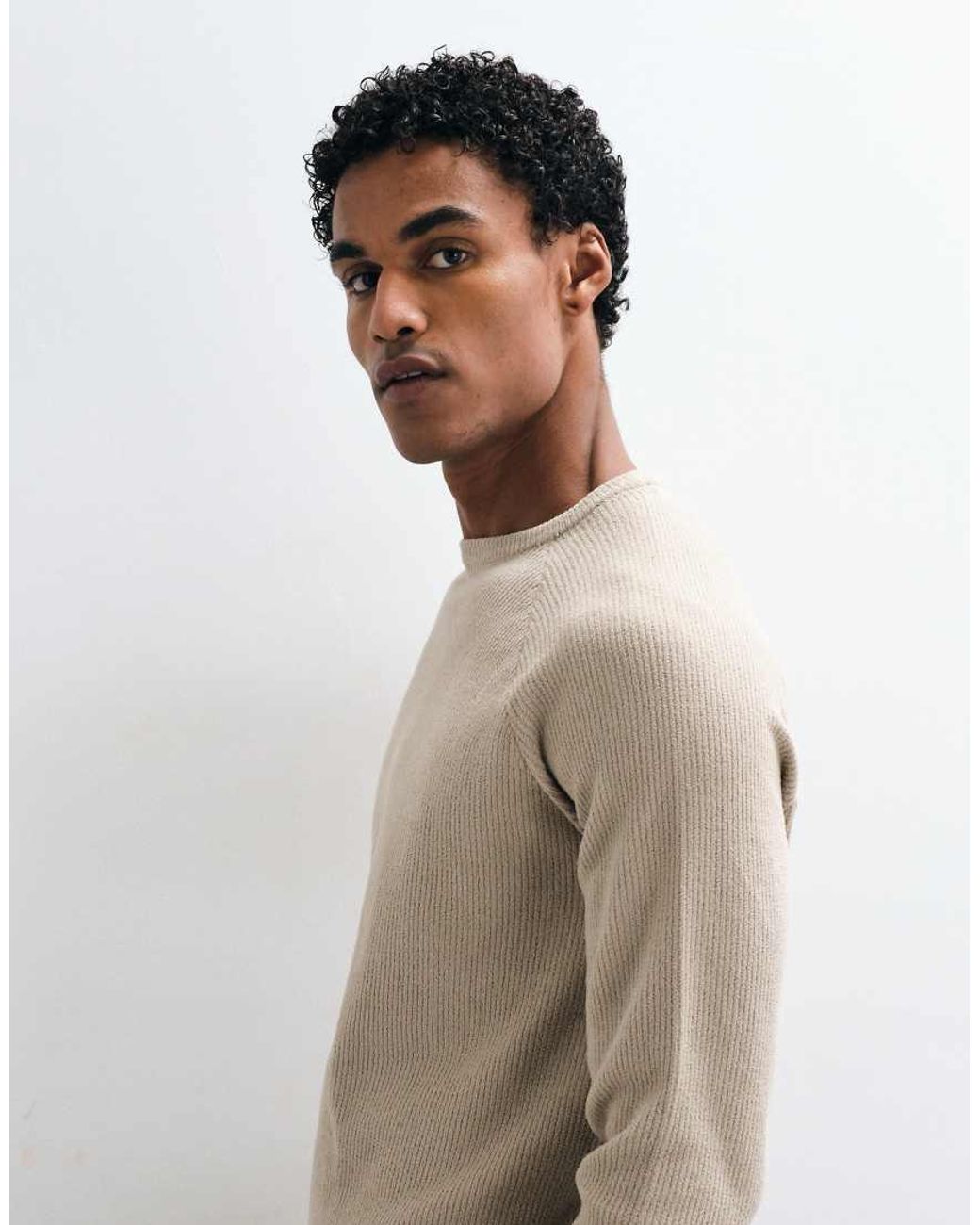 Blend Natural Fine Knit Jumper for men