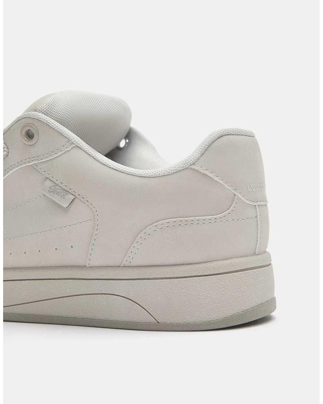 Pull&Bear Gray Stwd Skate Trainers for men