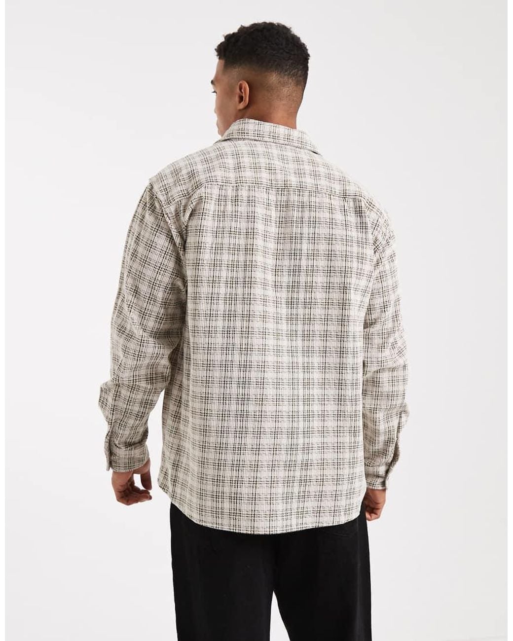 Only & Sons Gray Cord Overshirt for men