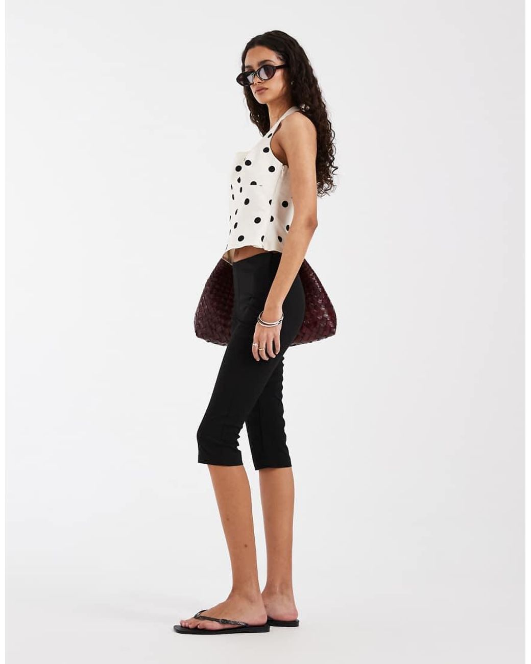ASOS White Halter Top