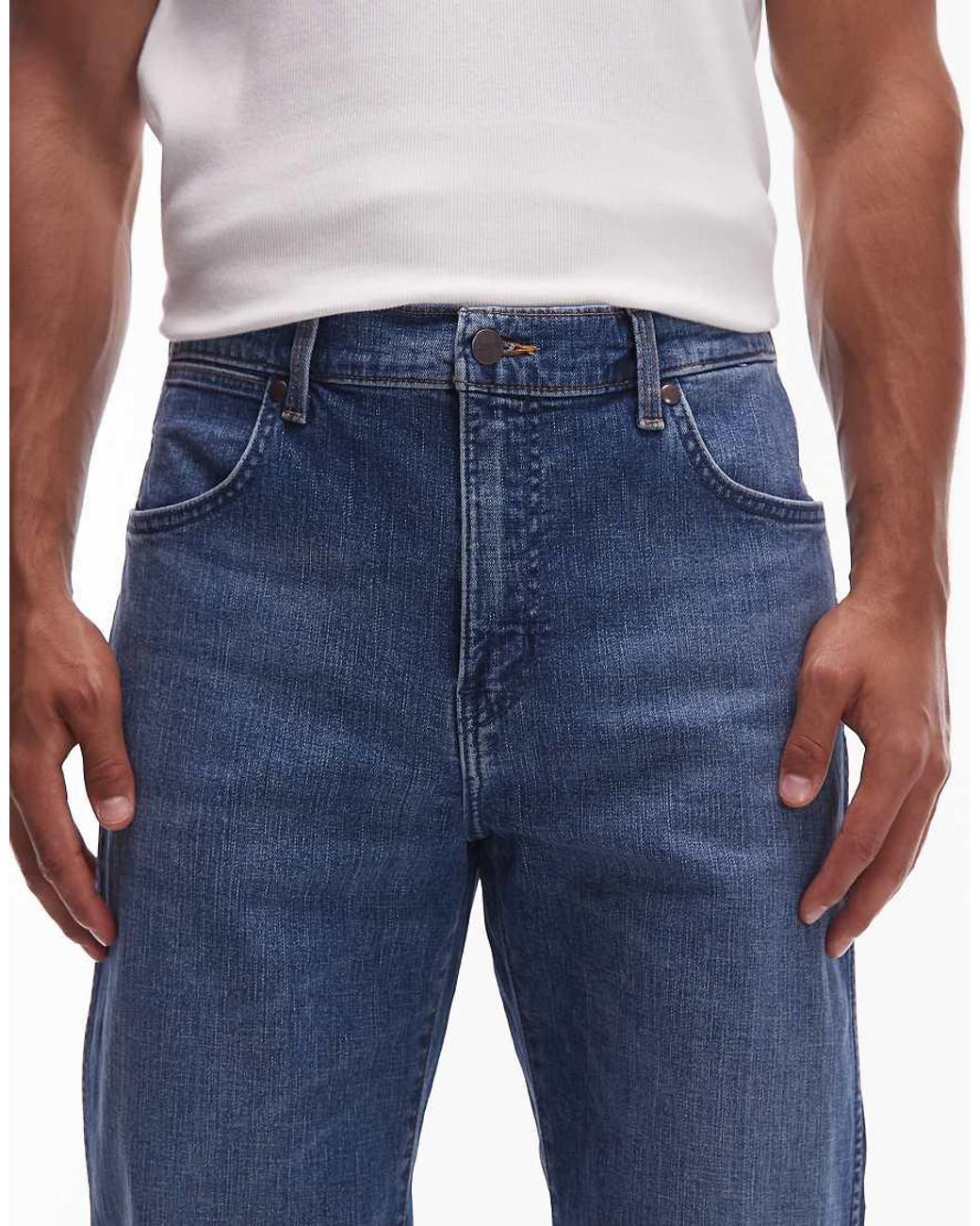 Wrangler Blue Loose Bootcut Jean for men