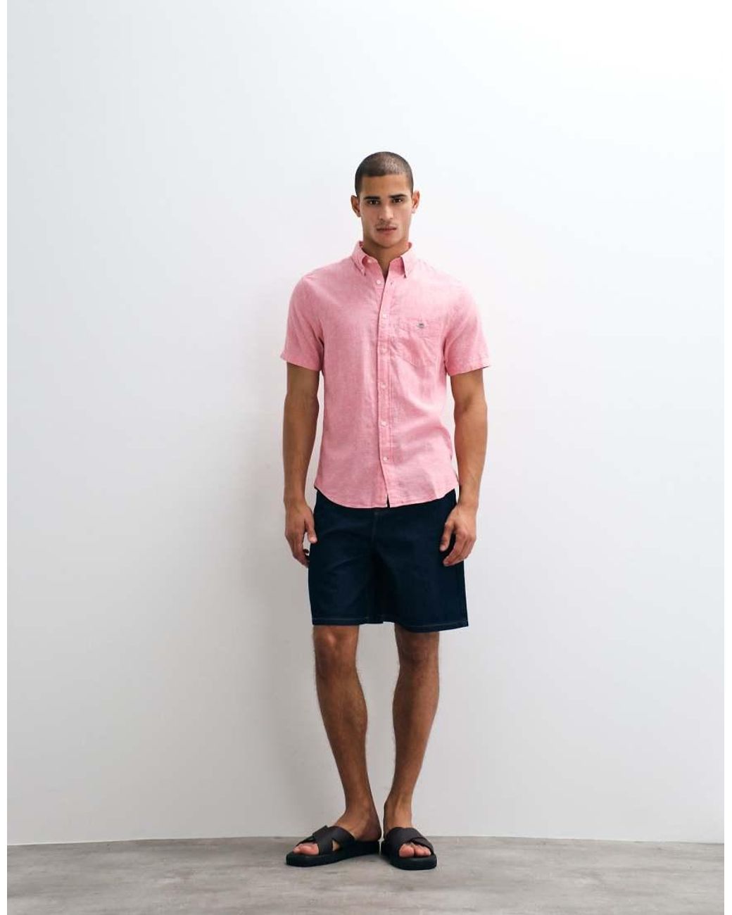 Camicia di Gant in Pink da Uomo