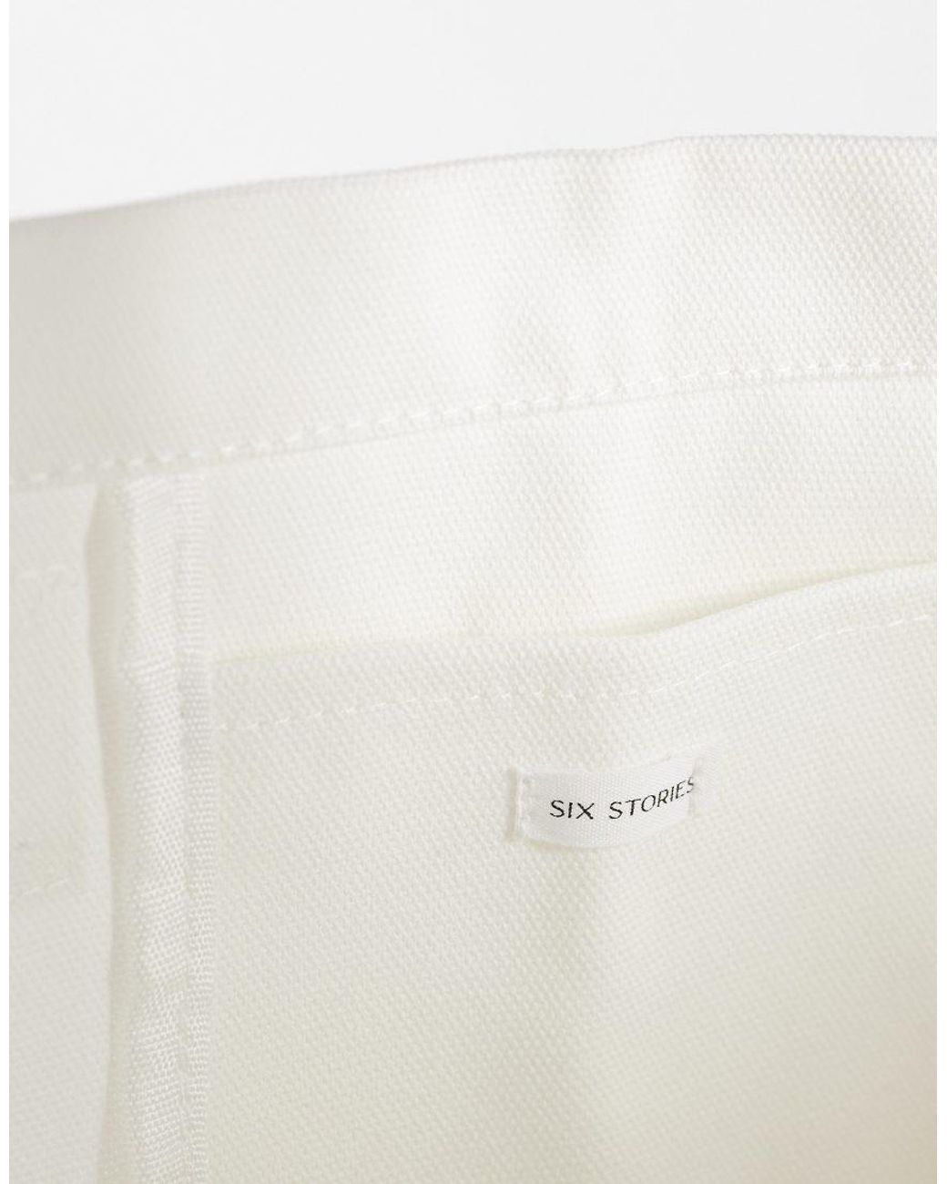 Six Stories Natural 'Just Married' Cotton Rich Tote Bag