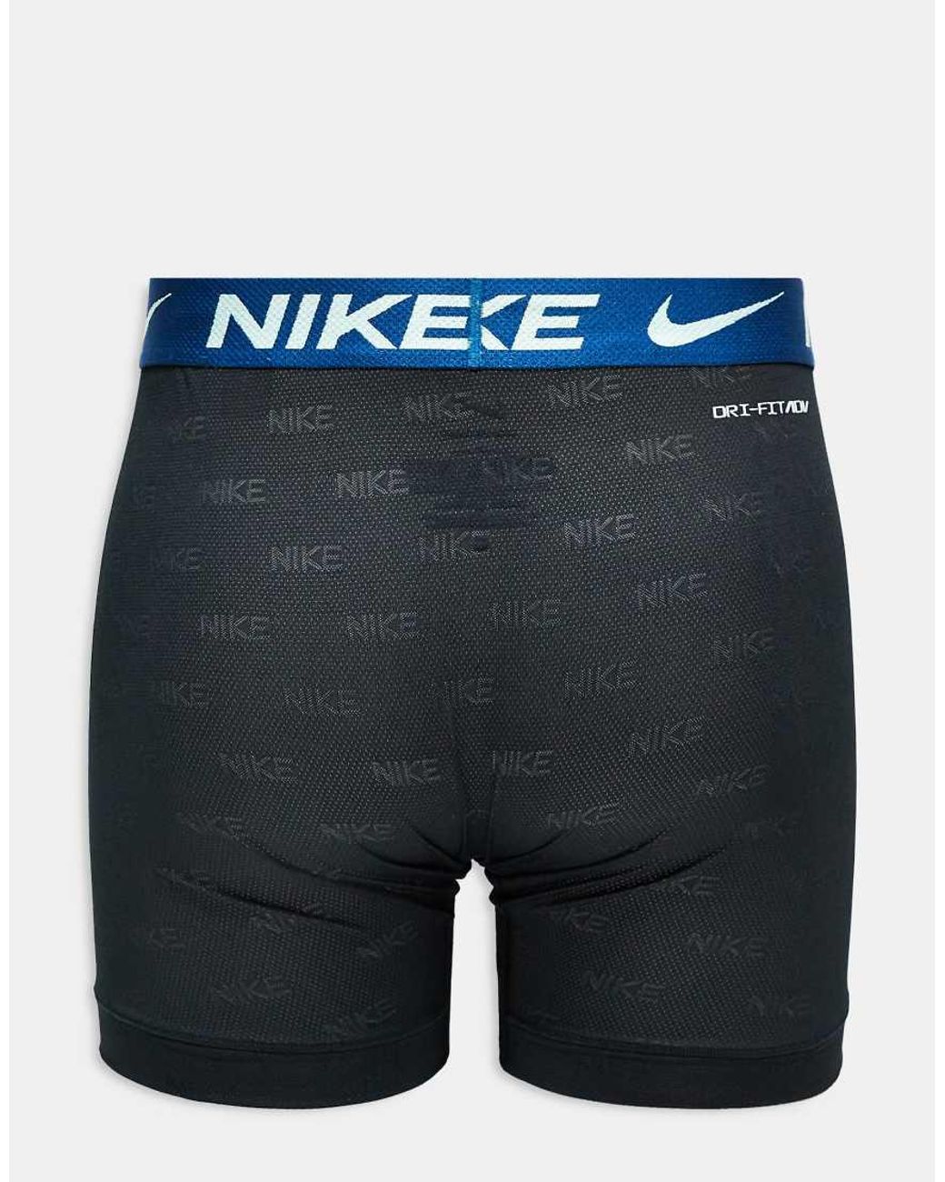 Nike Black Elite Breathe 3 Pack Boxer Brief for men