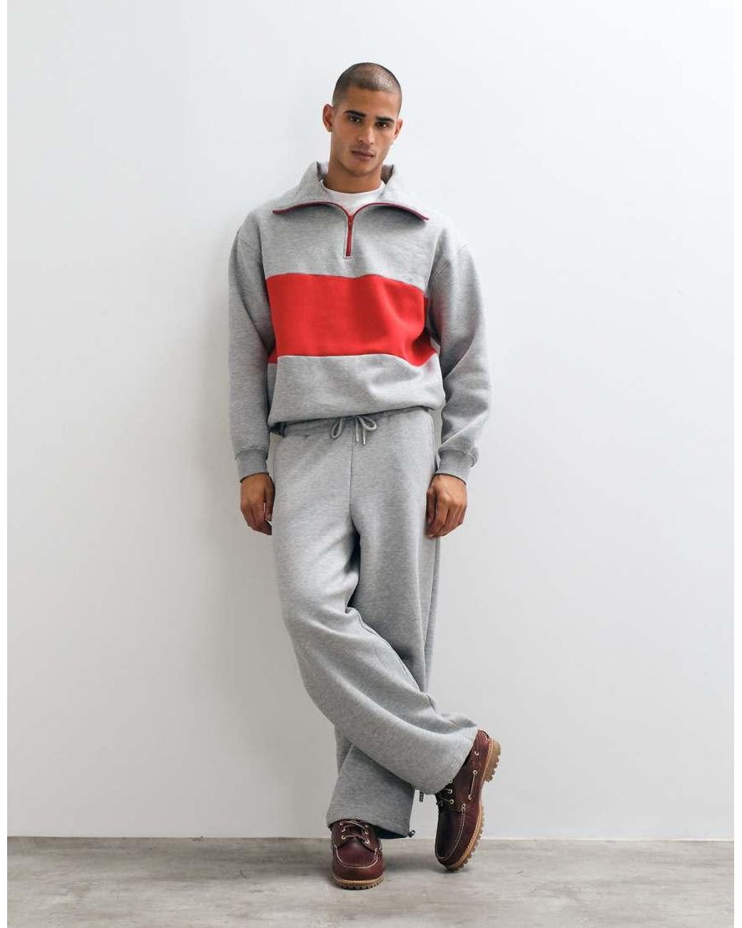 ASOS Gray Oversized Balloon jogger With Bungee Hem for men