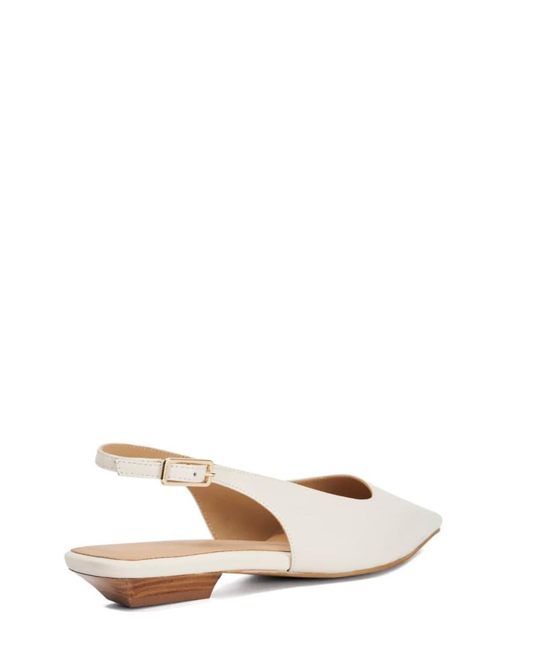 Dune Natural Hostess Ballet Pumps