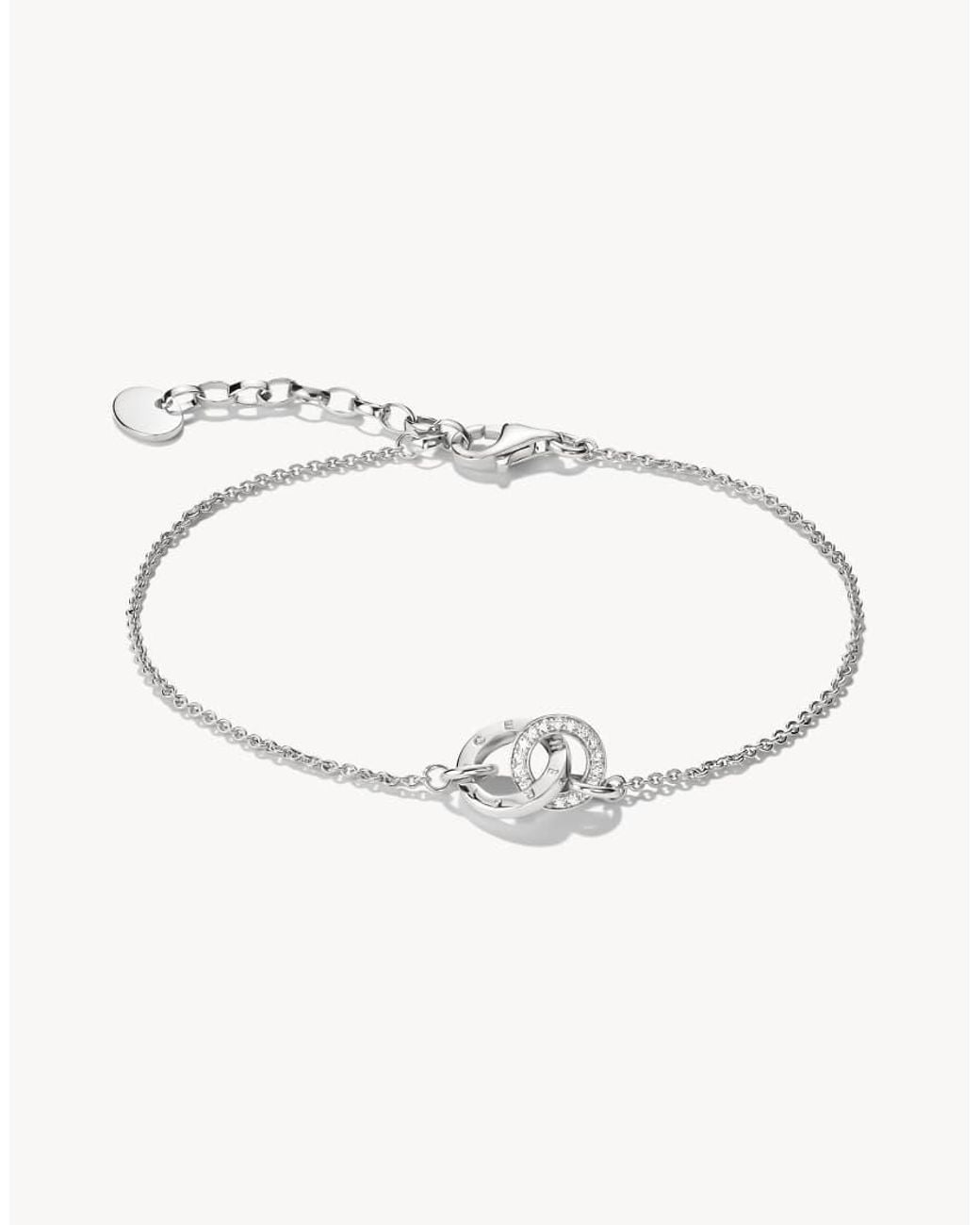 Thomas Sabo Natural Bracelet Together With Zirconia
